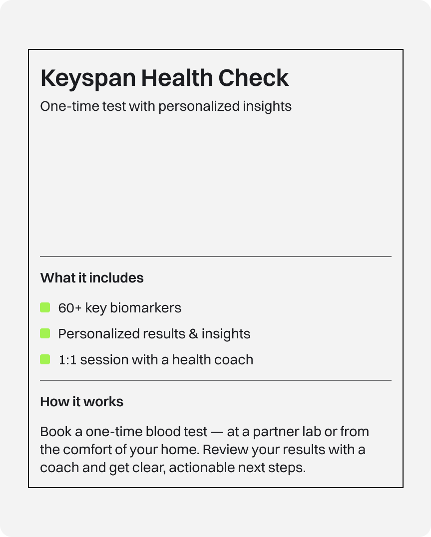 Keyspan Health Check