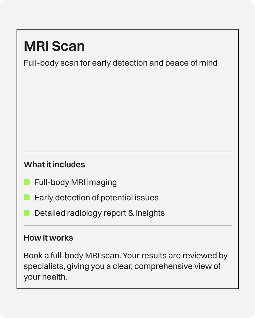 Full Body MRI Scan